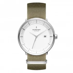Unisex Philosopher Nylon Silver 36mm Watch PH36SINYAGXX