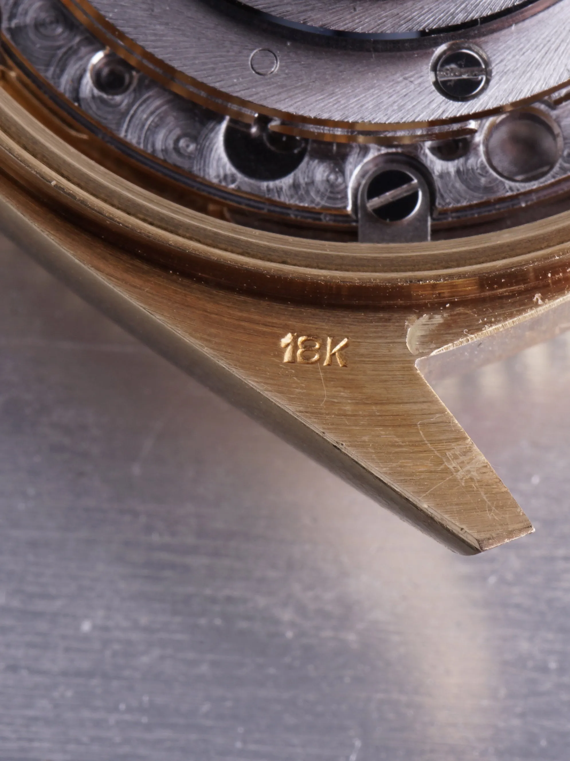 *Unpolished* 1978 Rolex Day-Date (Ref. 18038) 18k YG "Diamond String Dial"