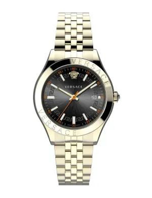 Versace Hellenyium Gold Stainless Steel Men's Watch VEVK01221