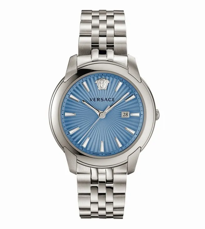 Versace V-Urban Light Blue Dial Men's Watch VELQ00419