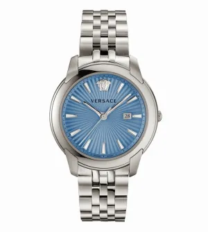 Versace V-Urban Light Blue Dial Men's Watch VELQ00419