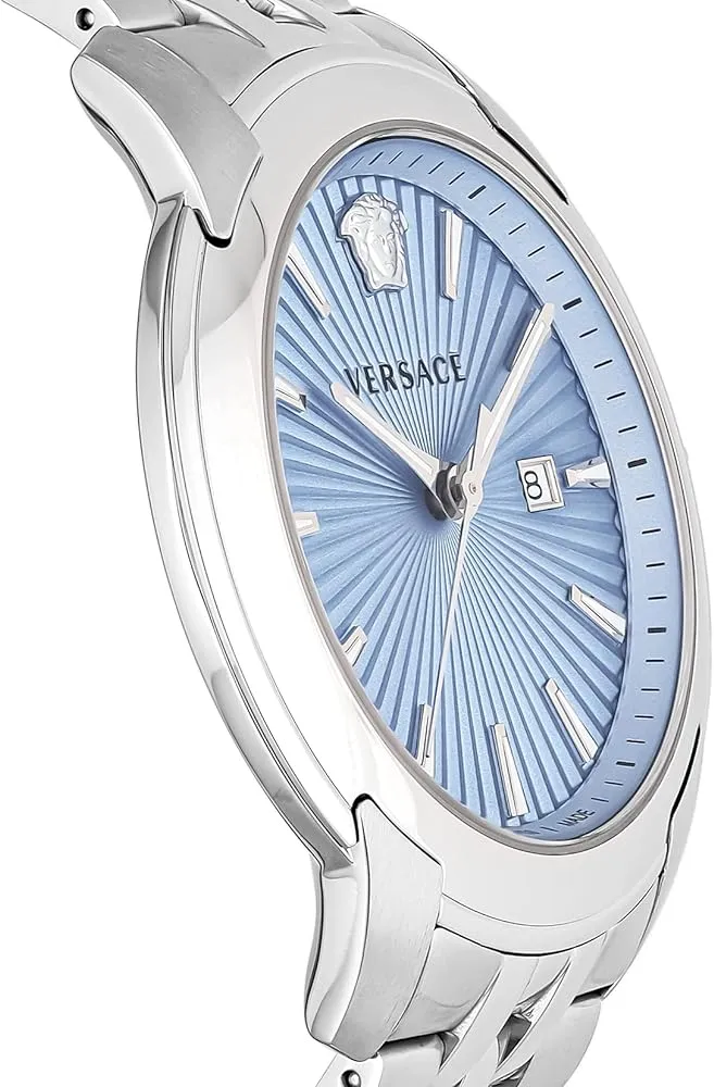 Versace V-Urban Light Blue Dial Men's Watch VELQ00419