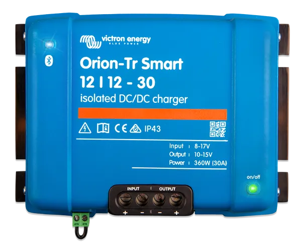 VICTRON ORION-TR SMART 12/12-30A (360W) ISOLATED DC-DC CHARGER
