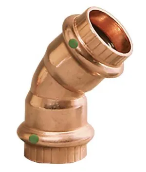 Viega Propress Zero Lead Copper 45-Degree Elbow Press X Press