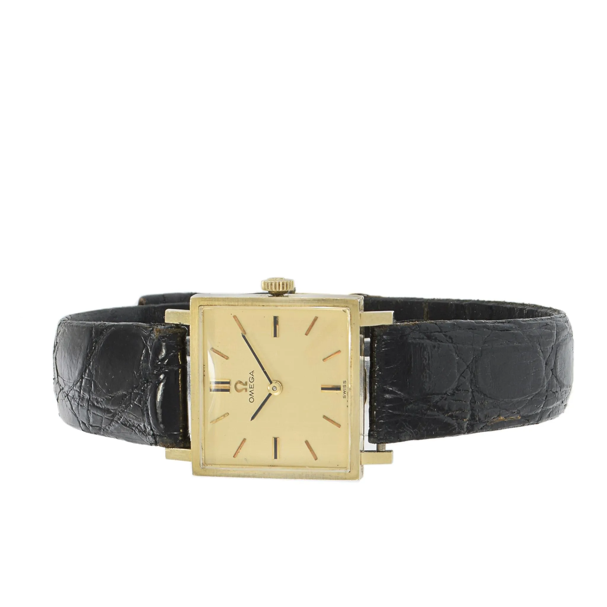 Vintage 1963 Omega 14KT Yellow Gold Watch