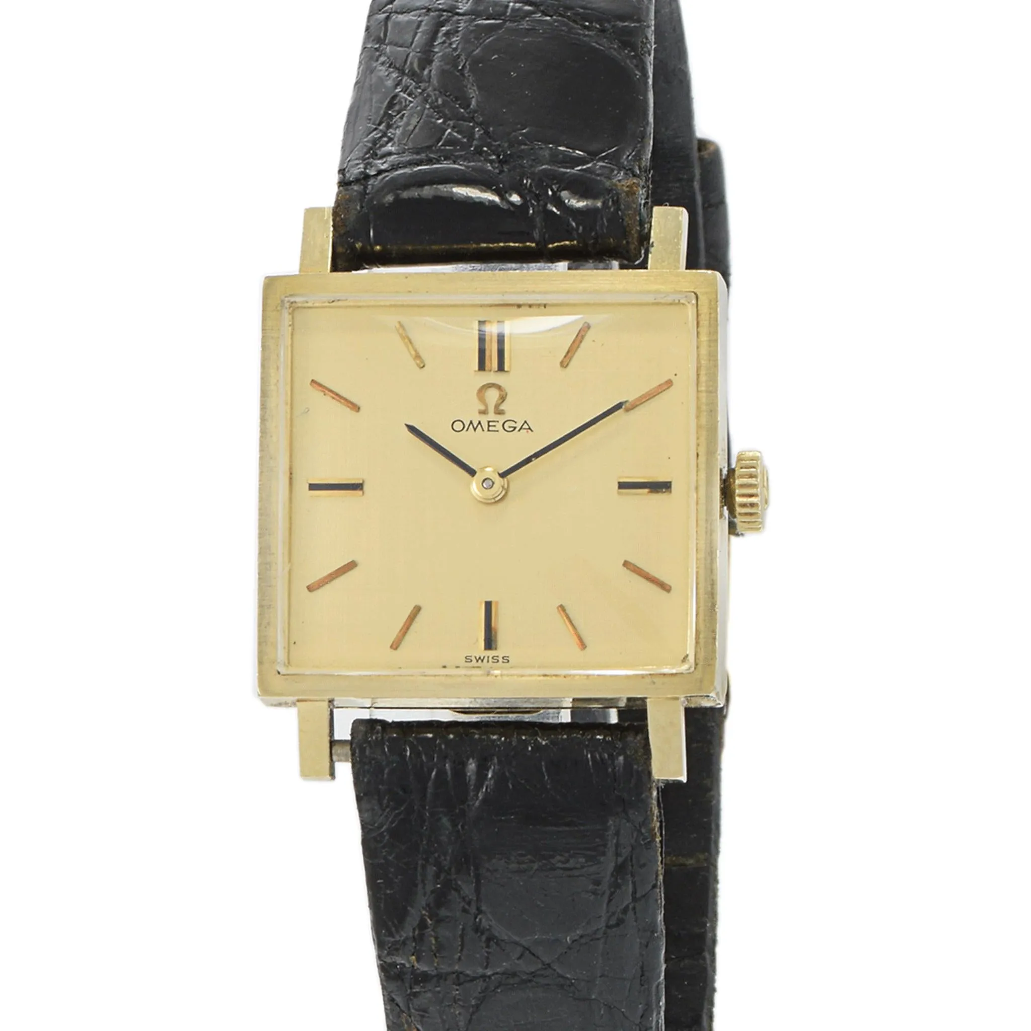 Vintage 1963 Omega 14KT Yellow Gold Watch