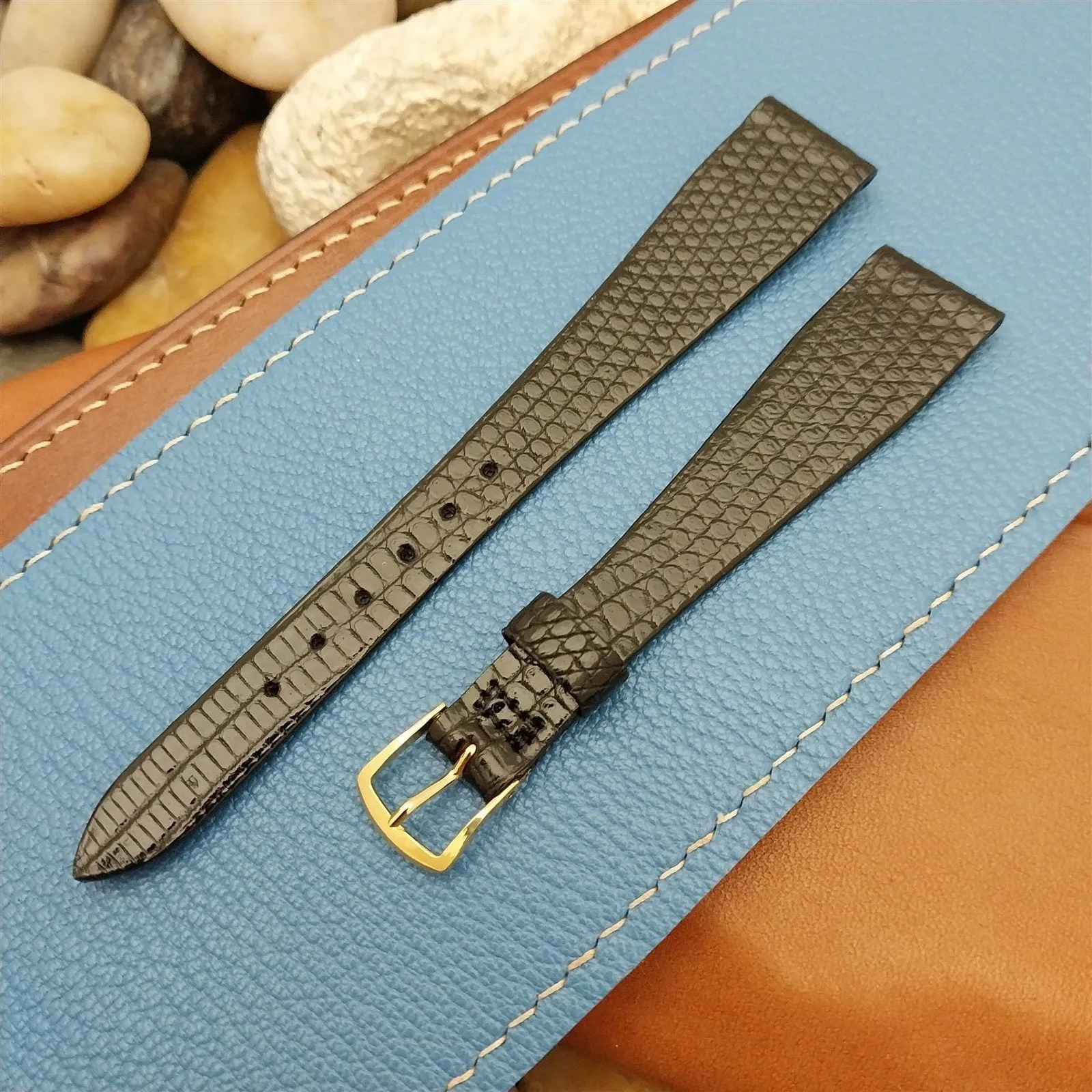 Vintage JB Champion Java Lizard 5/8" 16mm nos Unused 1970s Ladies Watch Band