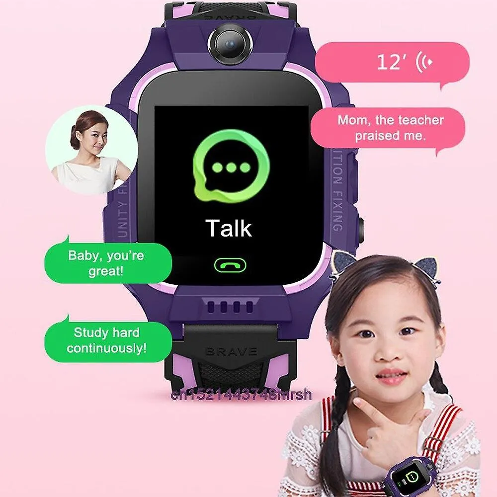 Watches kids smart watch baby watch 2g smartwatch kids sos camera phone watch christmas gifts.|Smart watches purple