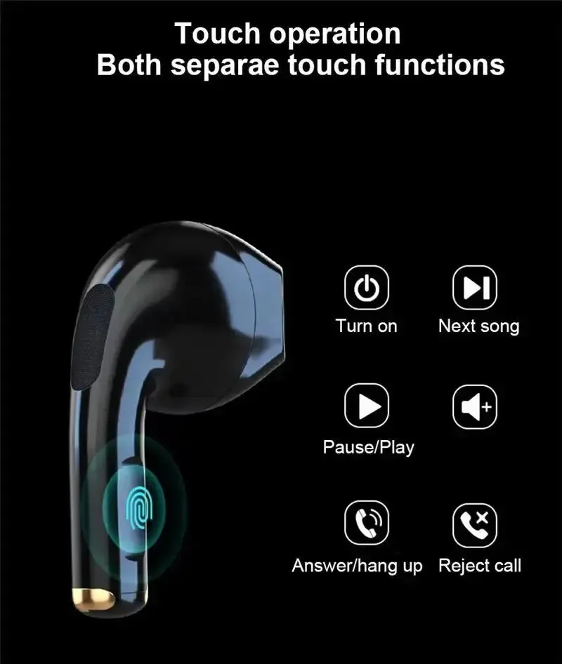 XIAOMI Original Bluetooth Headset Air Pro 6 TWS Wireless Touch Earbuds Hifi Sound Sports Earbuds Music Headphones With Mic