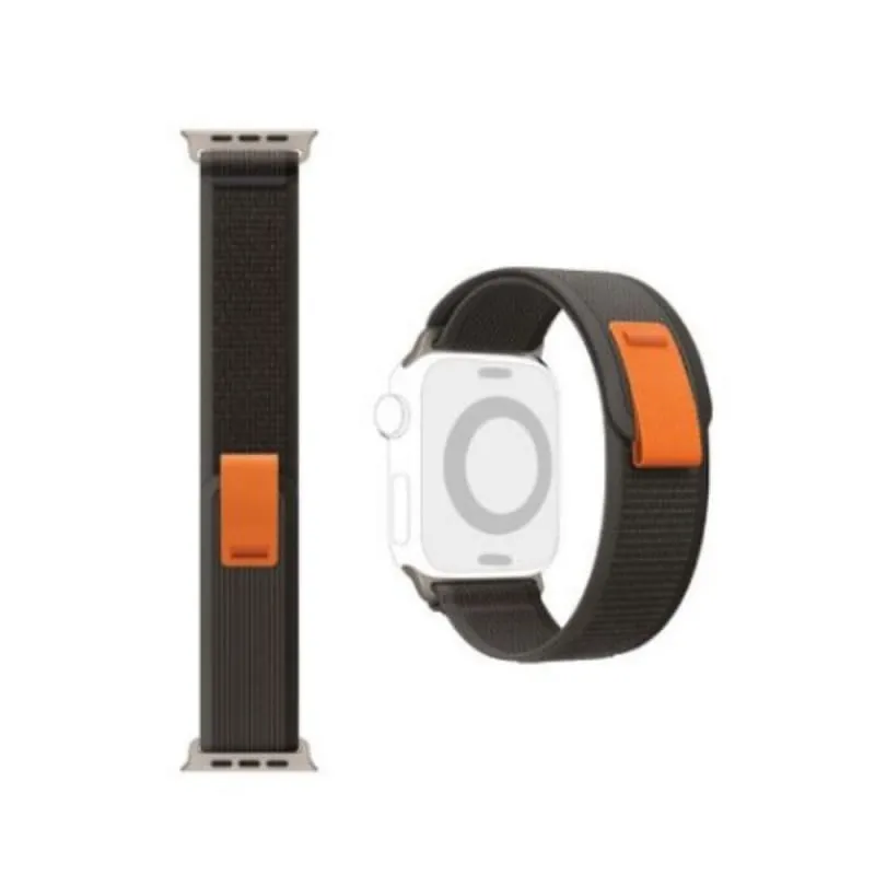 Xtreme Xccessories Trail Nylon Velcro Loop Watch Straps Compatible With Apple iWatch Replacement Bands For Men Women, Strap Size 38mm 40mm 41mm