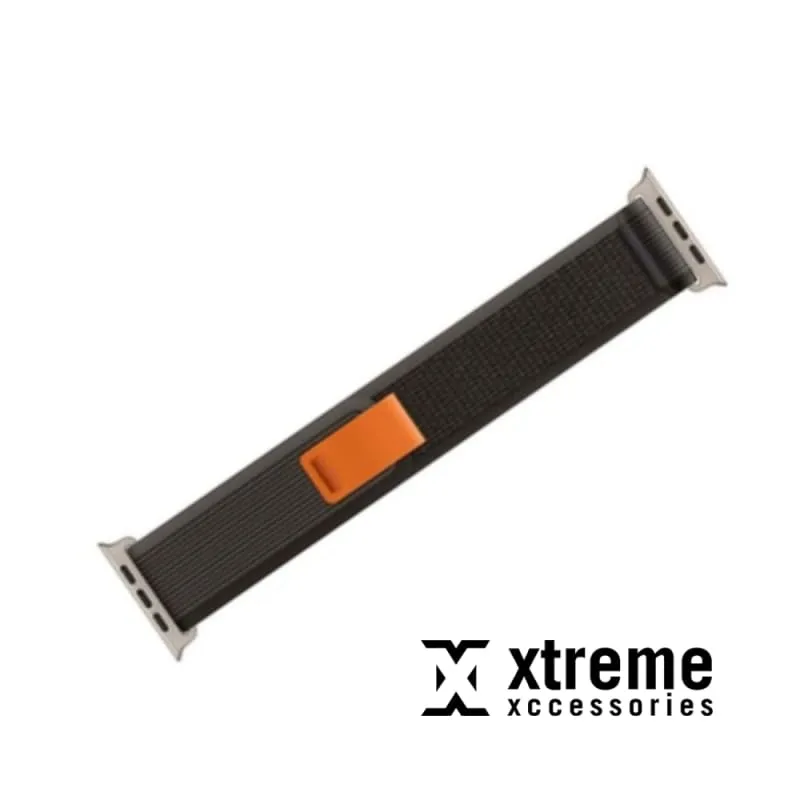 Xtreme Xccessories Trail Nylon Velcro Loop Watch Straps Compatible With Apple iWatch Replacement Bands For Men Women, Strap Size 38mm 40mm 41mm